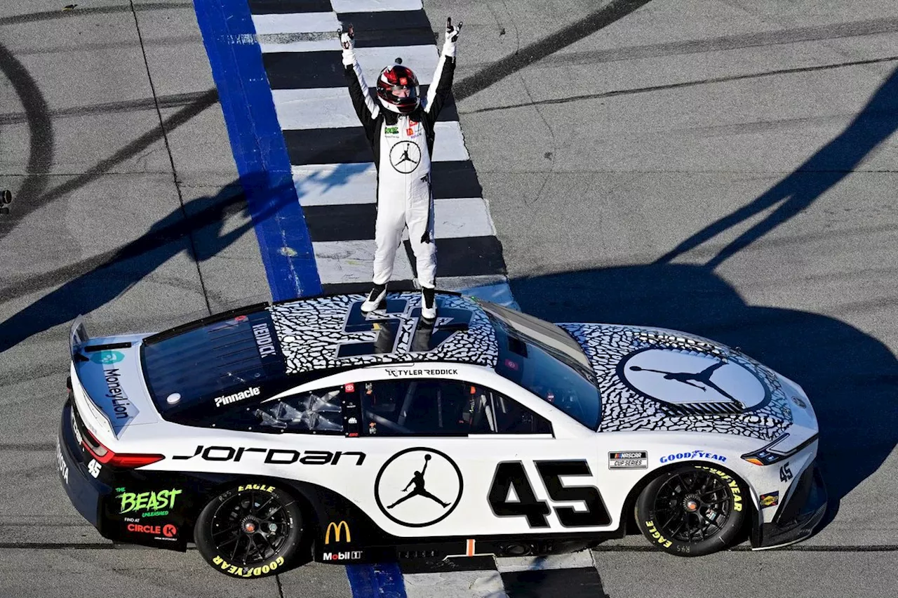 McDowell gets turned, Reddick escapes chaos with Talladega Cup win