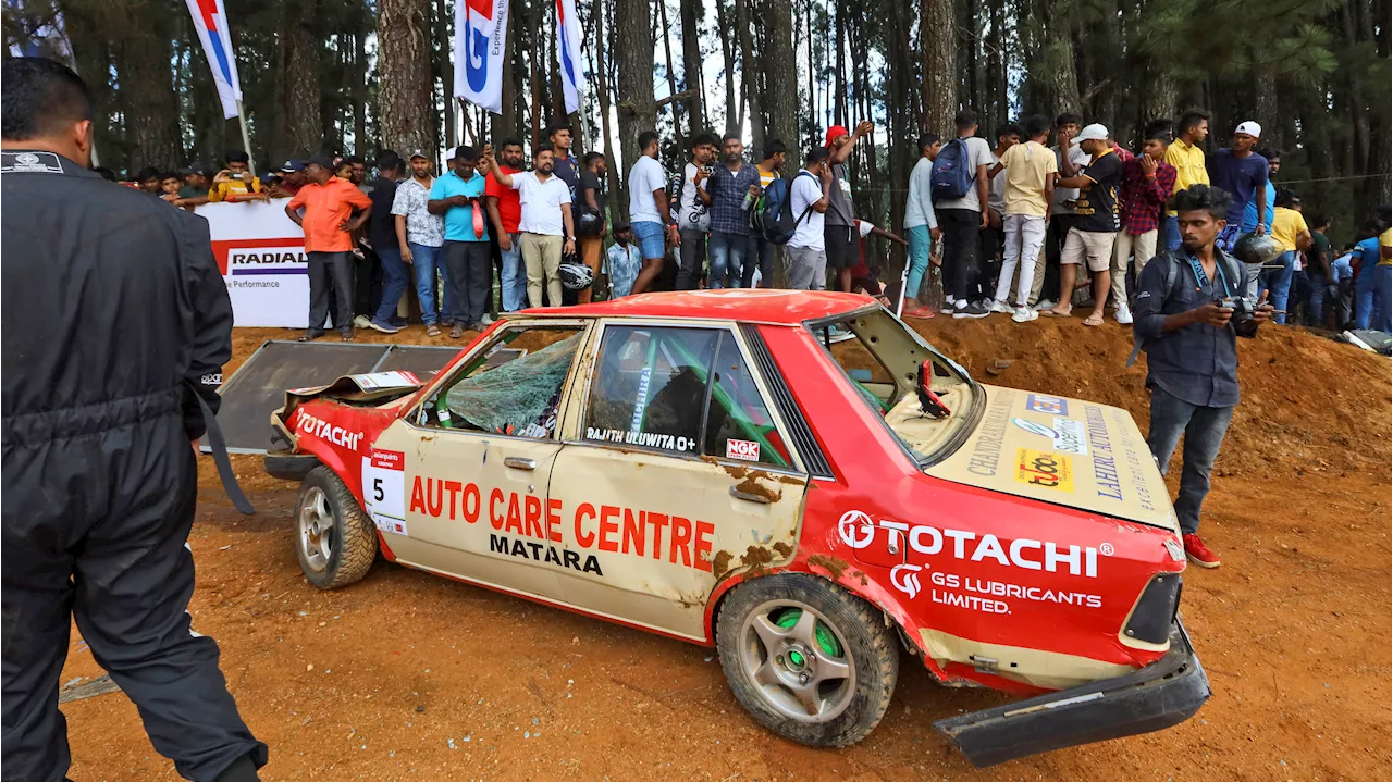 7 dead and 20 injured after race car in Sri Lanka veers off track, officials say