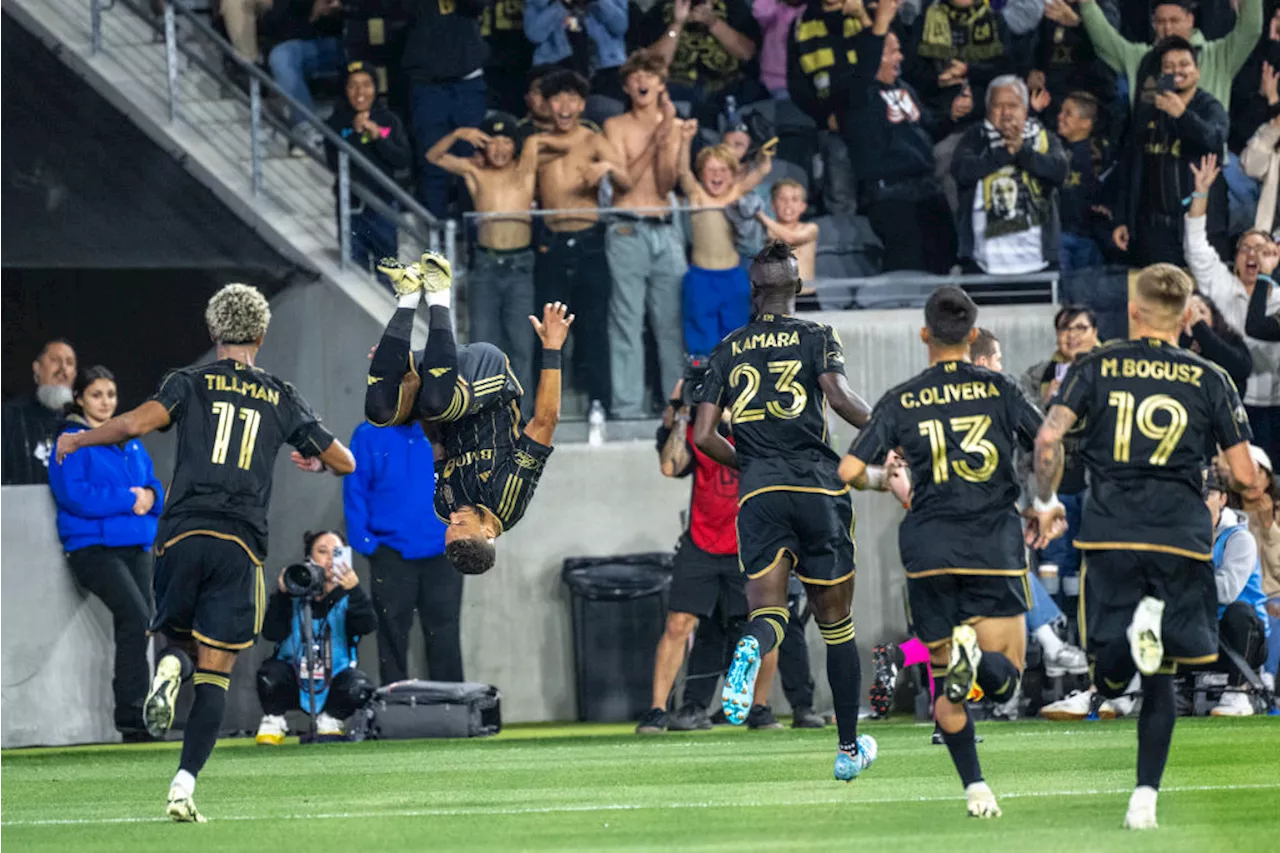 Denis Bouanga's brace helps LAFC play to 2-2 draw with Red Bulls