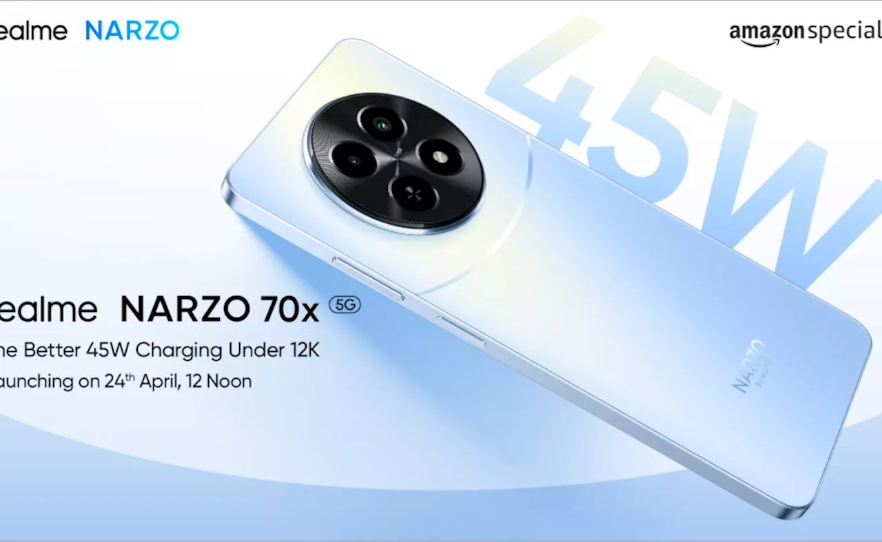 12 हजार से कम में आ रहा Realme Narzo 70X 5G फोन, फास्ट-चार्जिंग सहित कई दमदार फीचर्स से लैस