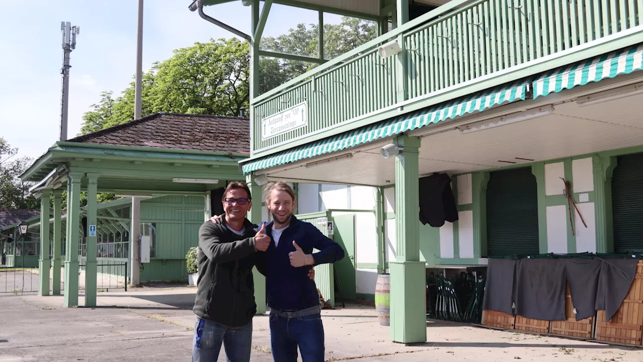 „Badener Biergarten“ lockt mit knusprigen Stelzen auf die Trabrennbahn