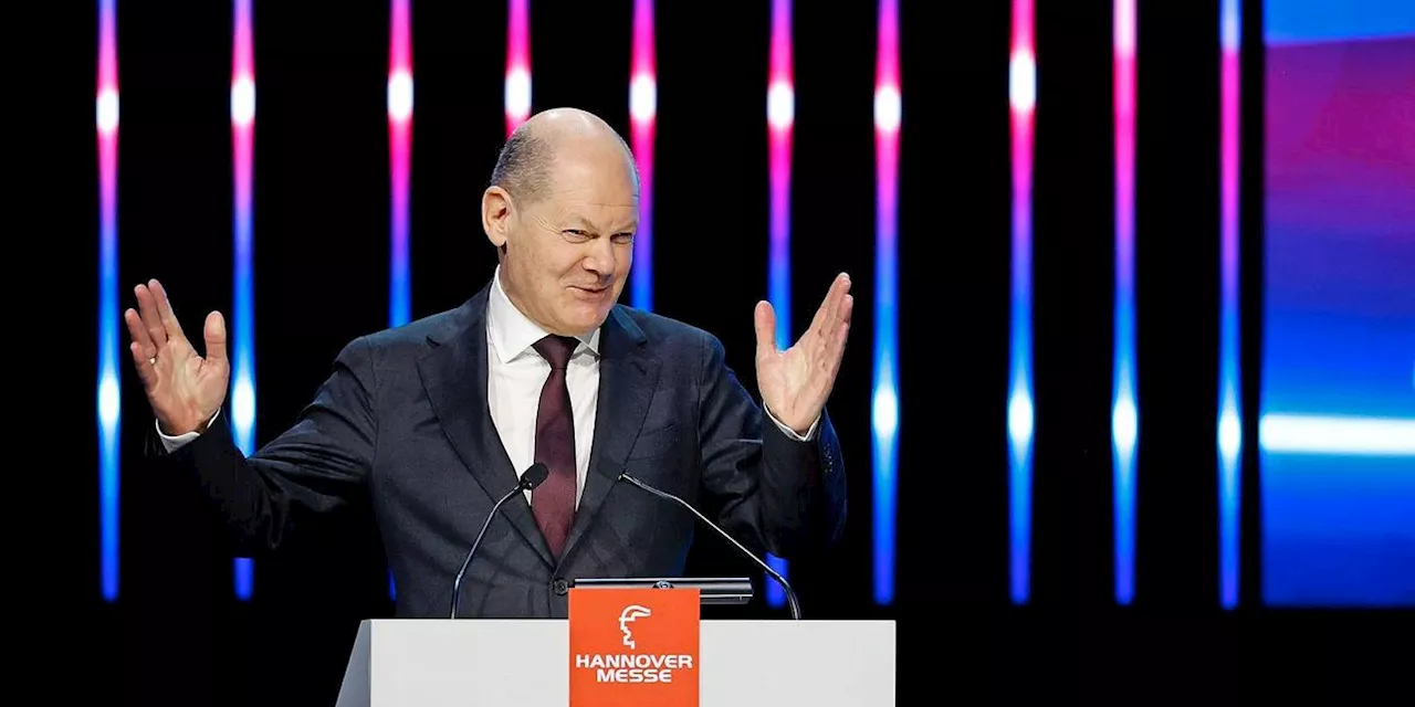 Kanzler Scholz eröffnet Hannover Messe