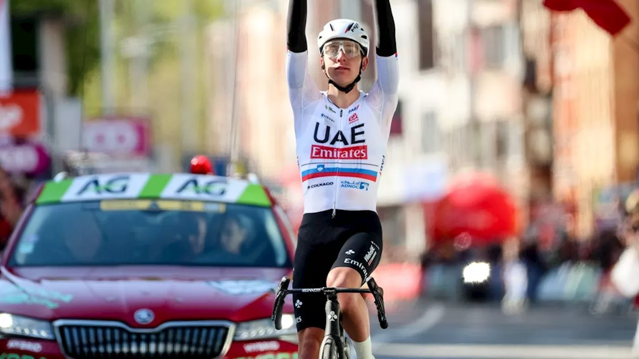 Pogacar wint wielermonument Luik-Bastenaken-Luik, Van der Poel derde