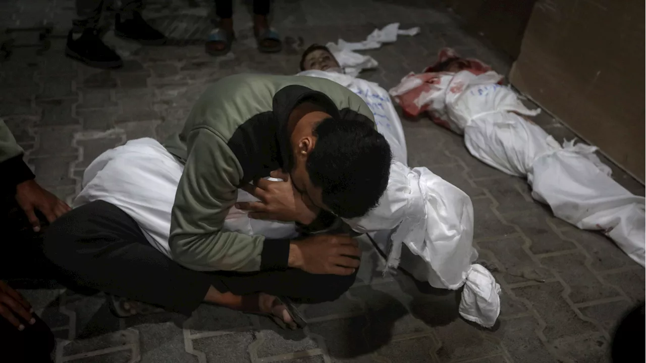 Israeli strikes on southern Gaza city of Rafah kill 13, including nine children