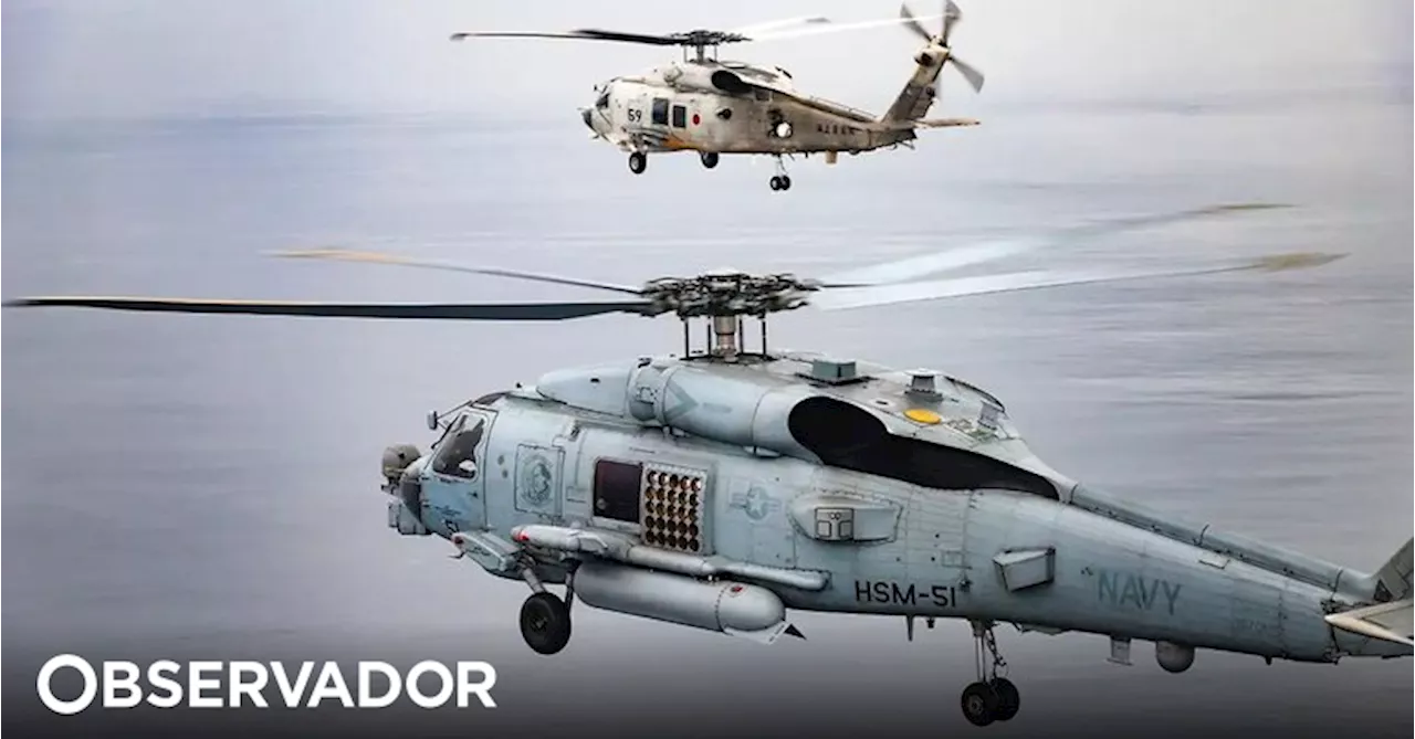 Um morto e sete desaparecidos em acidente de dois helicópteros militares japoneses