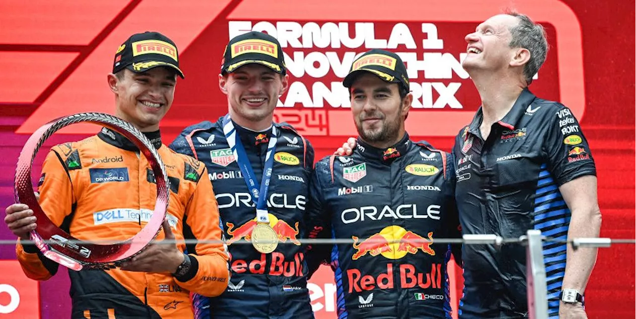 Lando Norris Breaks Up Red Bull Podium, Yes Max Verstappen Still Wins Chinese GP