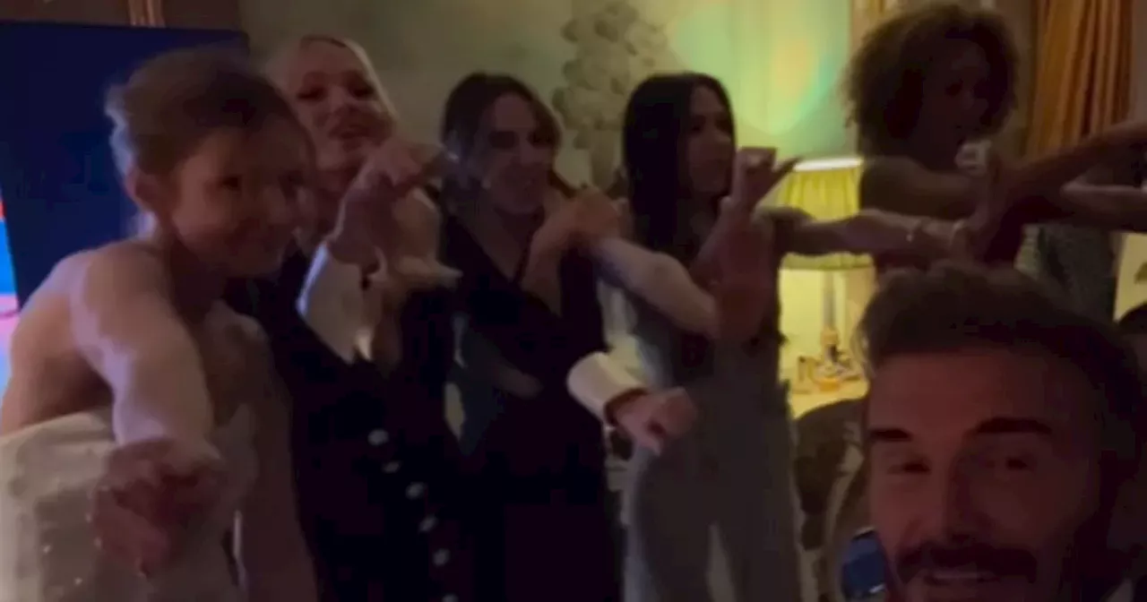 The Spice Girls reunite for special performance at Victoria Beckham’s 50th