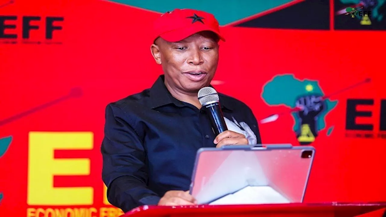 EFF will petition ICJ to scrap apartheid debt: Malema - SABC News - Breaking news, special reports, world,