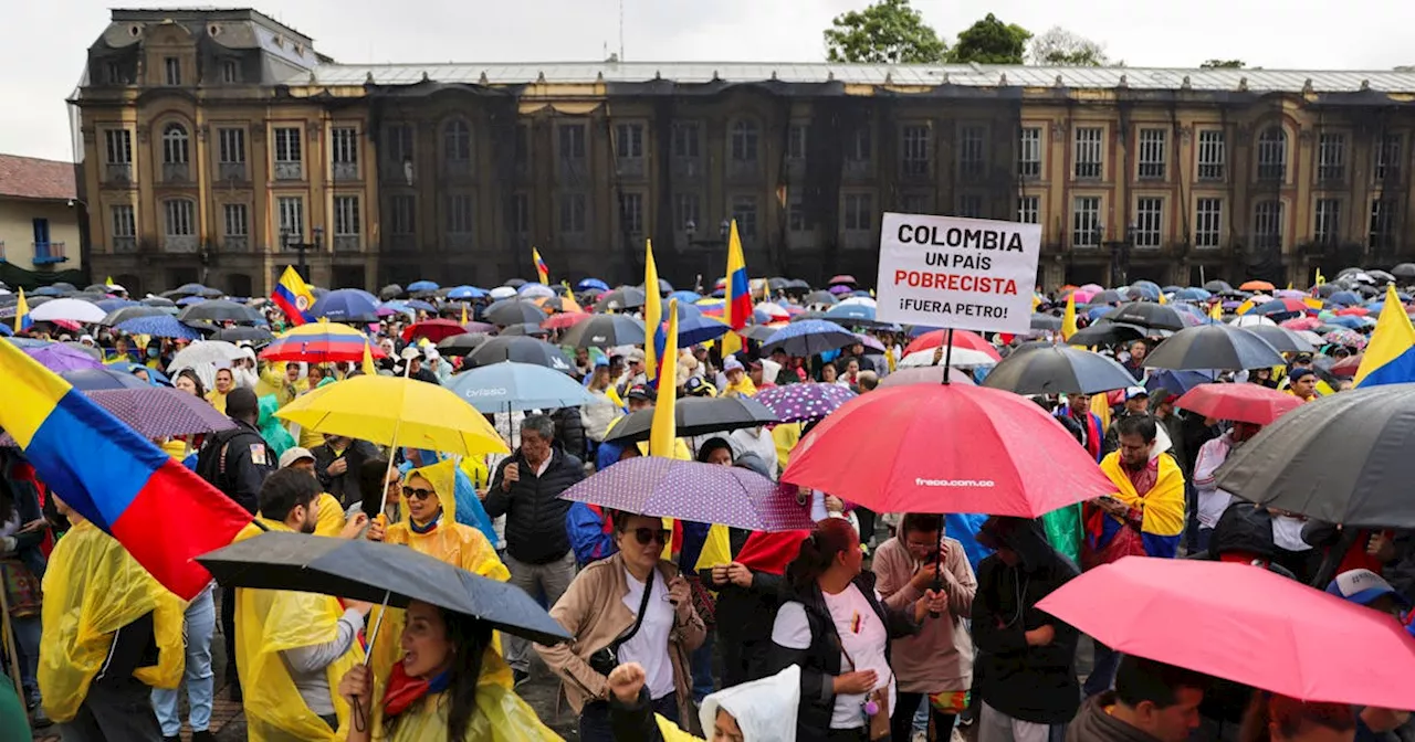 Thousands of Colombians protest Petro's economic, social reforms