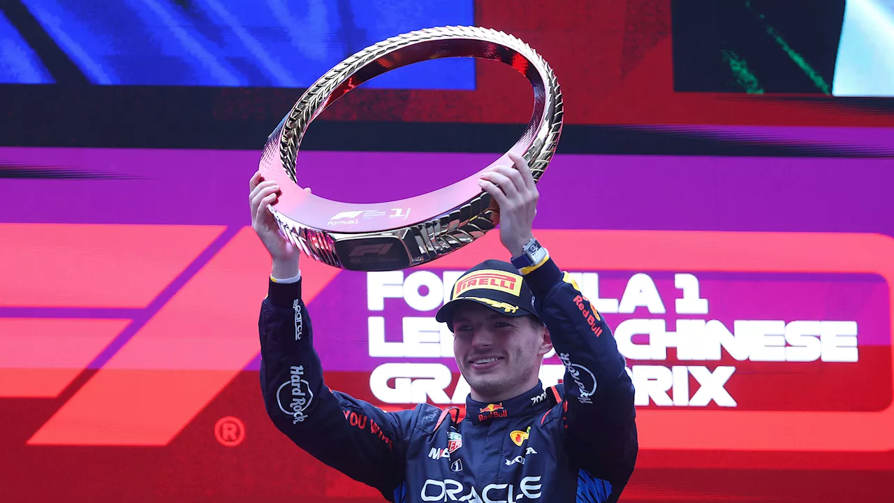 F1 News: Max Verstappen Celebrates Chinese Grand Prix Success