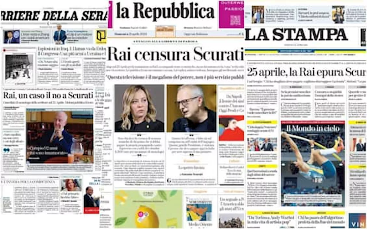 Le prime pagine dei quotidiani di oggi 21 aprile: la rassegna stampa di Sky TG24