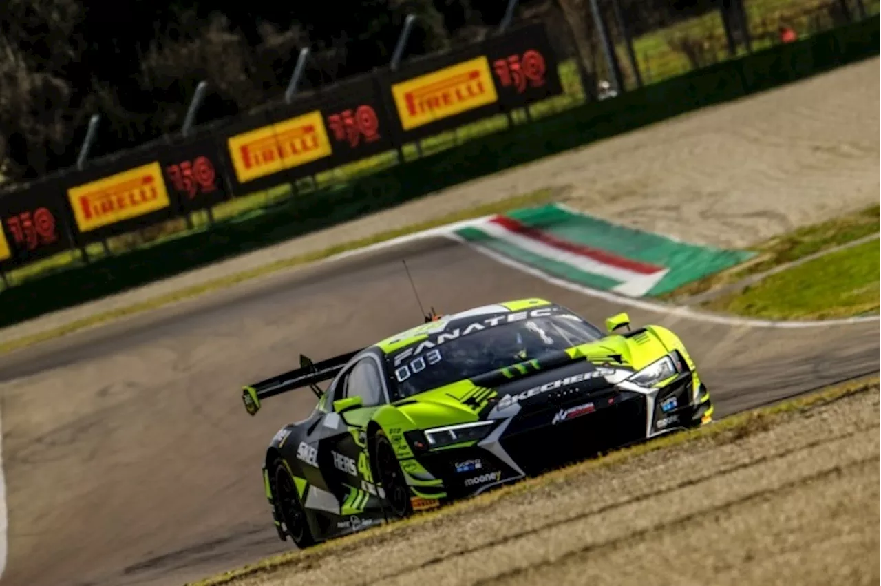 3h Imola: Audi R8 von Valentino Rossi im Mittelfeld