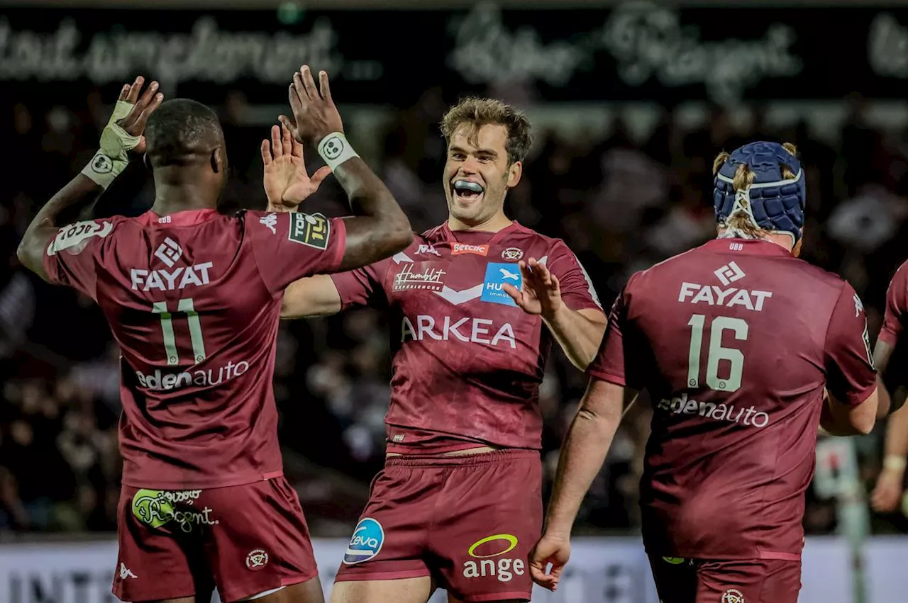 Clermont (41-7) : avec un triplé de Damian Penaud, l’Union Bordeaux-Bègles sous son meilleur jour