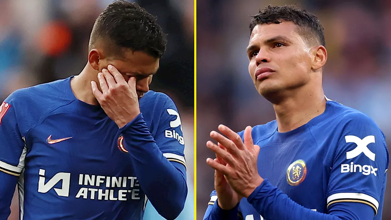 Chelsea star Thiago Silva responds to questions over future after crying in ‘Last Dance’ at Wembley...