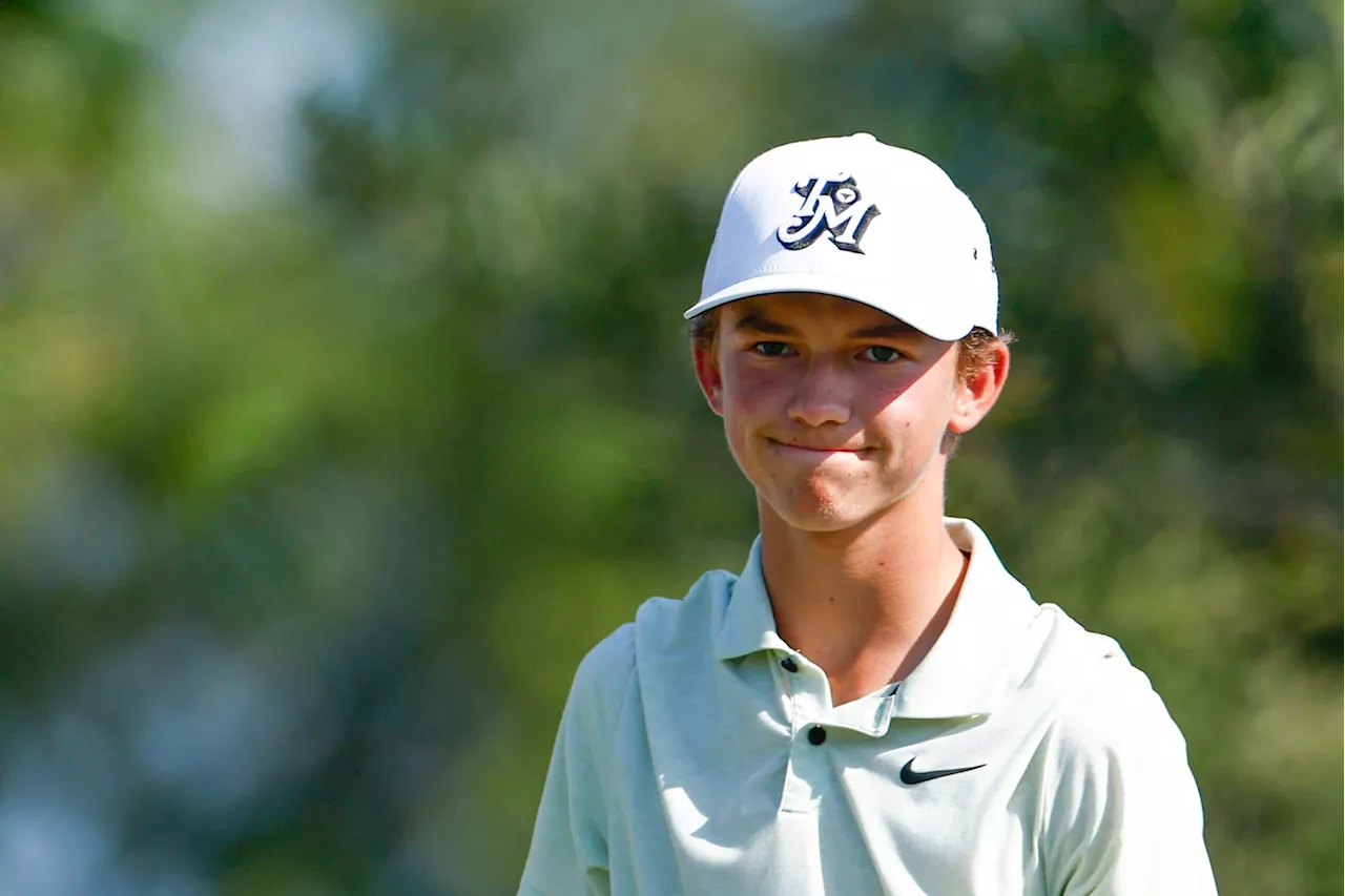 Teenager Miles Russell makes Korn Ferry Tour history in first pro start with top-20 showing