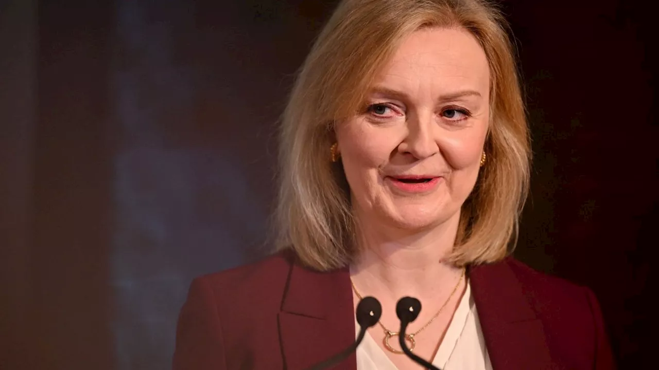 Liz Truss says Tories are part of a Blairite attempt to silence her