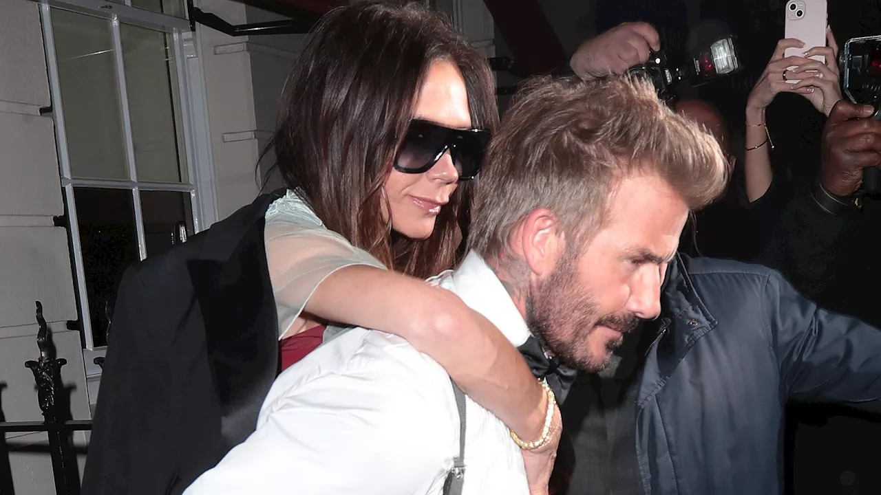 How David Beckham reduced Victoria to tears with ‘emotional’ speech at 50th birthday as new details of hug...