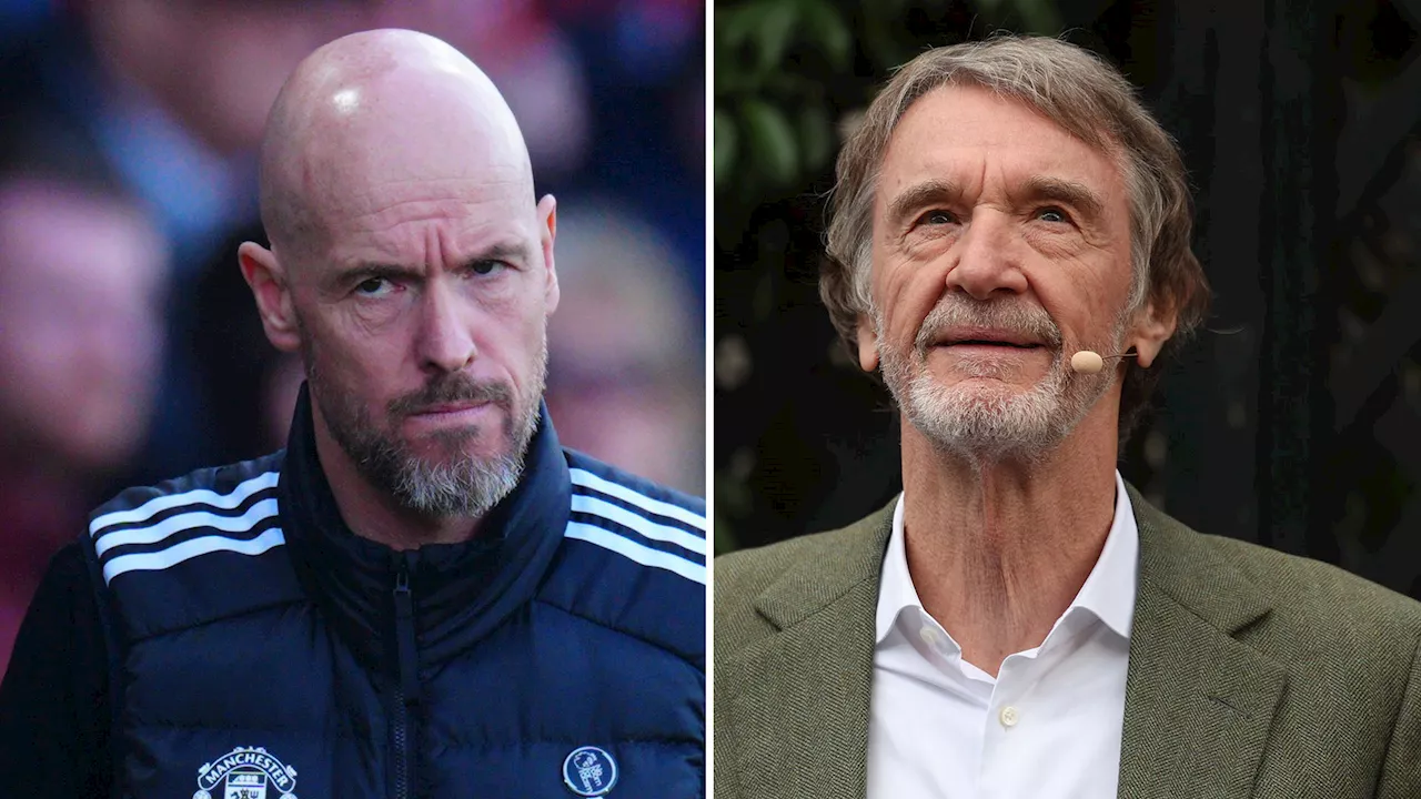 Ten Hag ‘will leave Man Utd if he doesn’t get vote of confidence from Sir Jim Ratcliffe’ as Southgate and P...