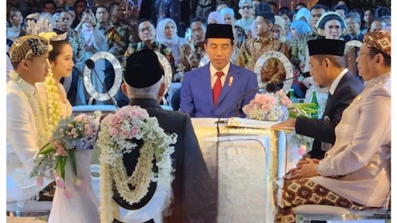 Presiden dan Wakil Presiden Jadi Saksi Pernikahan Putra Direktur Hukum LPS dengan Putri Ketua MPR