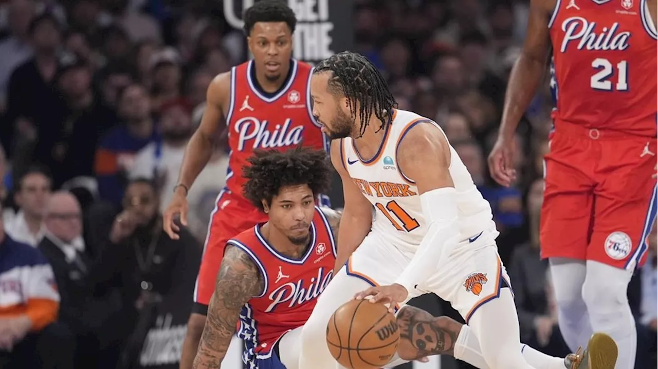 Brunson, Hart lead Knicks past Sixers in Game 1