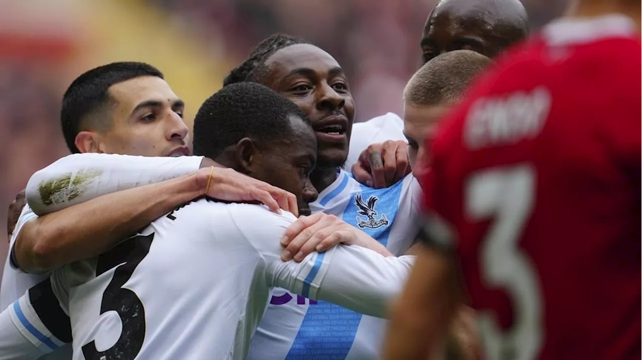 Palace scores four goals in opening 31 minutes in rout of West Ham