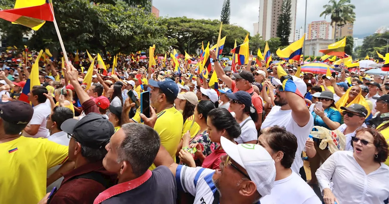 Marchas en Colombia: así se viven las manifestaciones contra el Gobierno de Petro en diferentes ciudades