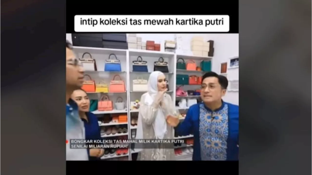 Kartika Putri Perlihatkan Koleksi Tas Mewahnya, Netizen: Ingat Hisabnya