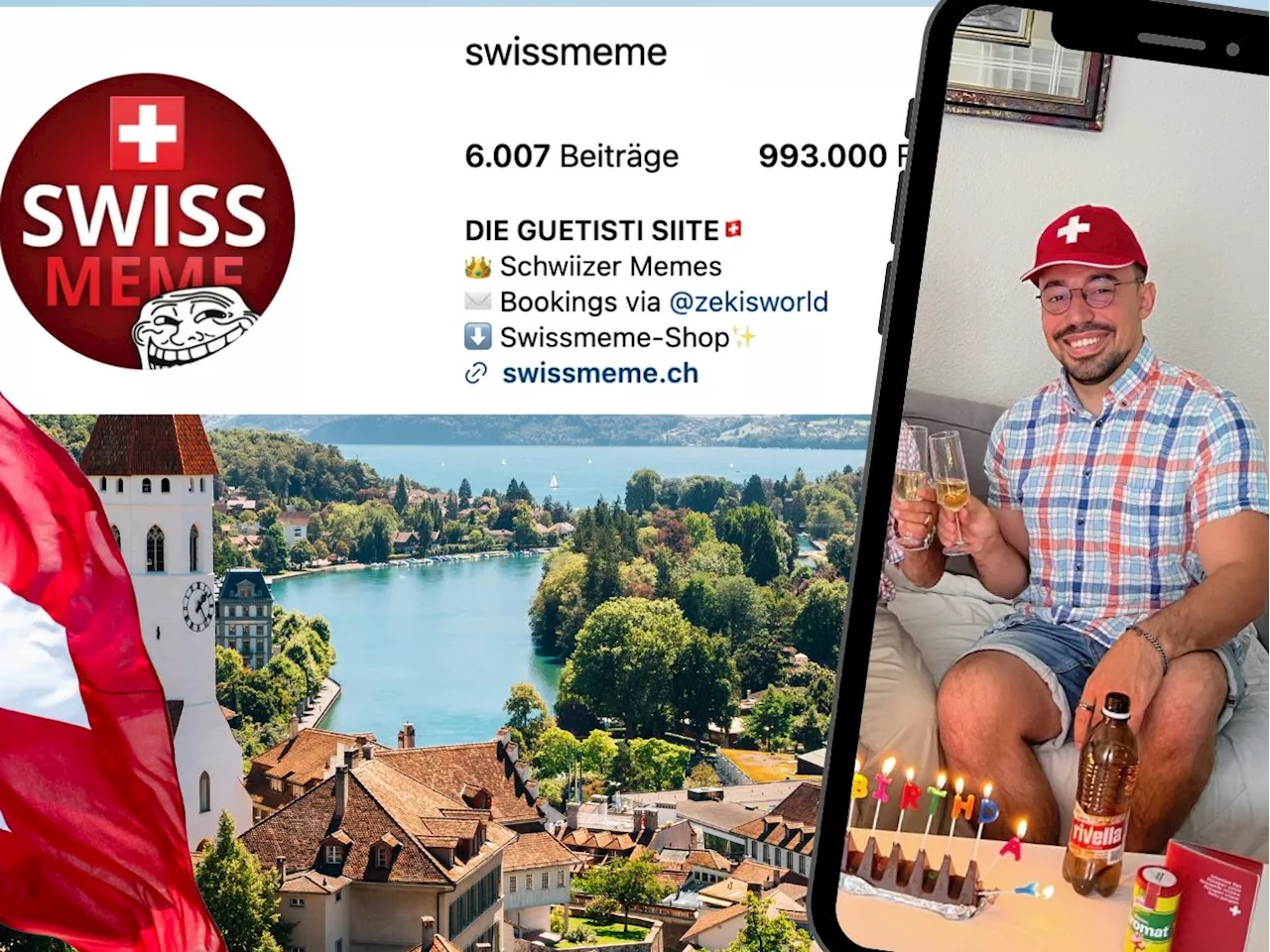 Vom Einzelhandel zum Comedy-Star: Wie 'Swissmeme'-Gründer Zeki die Schweiz erobert