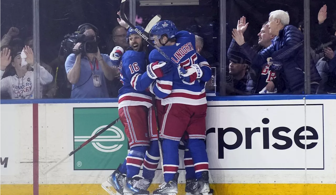 Vesey, Panarin lead Rangers over Capitals in Game 1