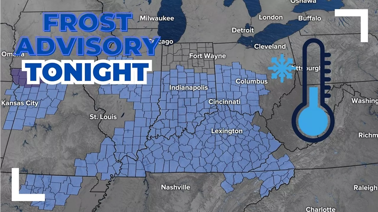 Frost Advisory issued for central Indiana | Live Doppler 13 Weather Blog