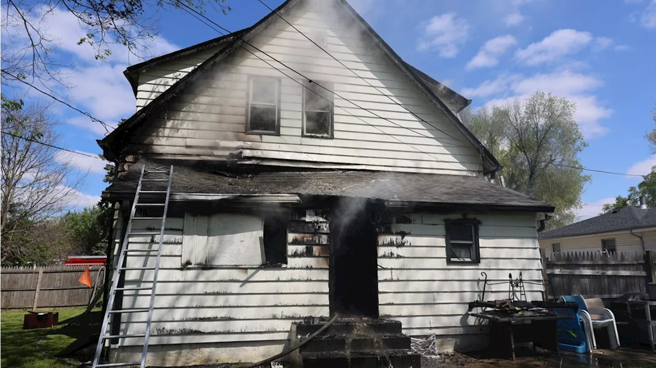 No injuries, 6 adults displaced after house fire on Indy's near west side