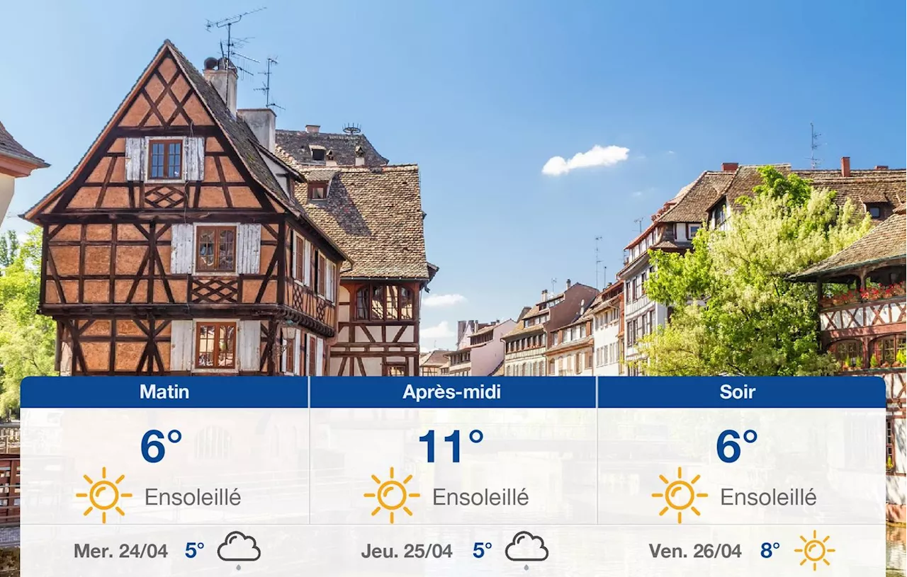 Météo Strasbourg: prévisions du mardi 23 avril 2024