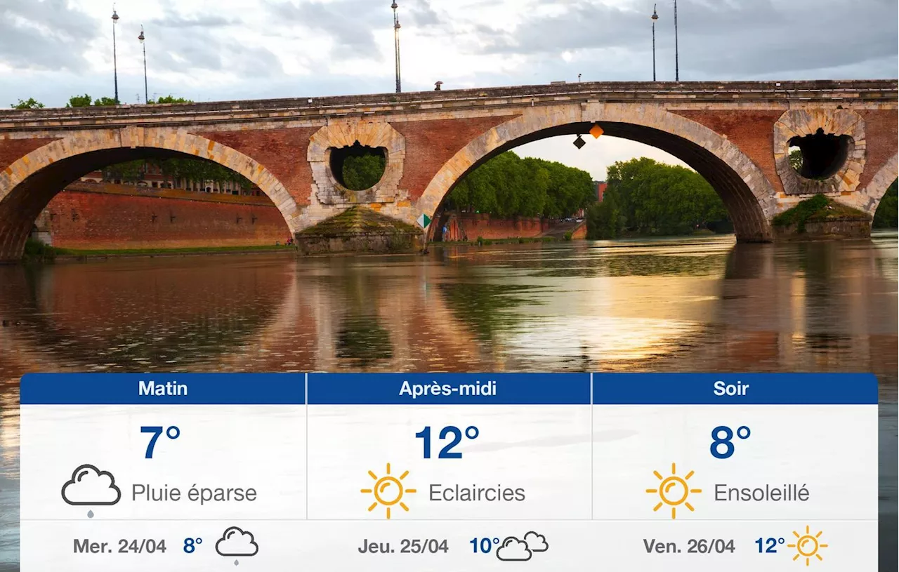 Météo Toulouse: prévisions du mardi 23 avril 2024