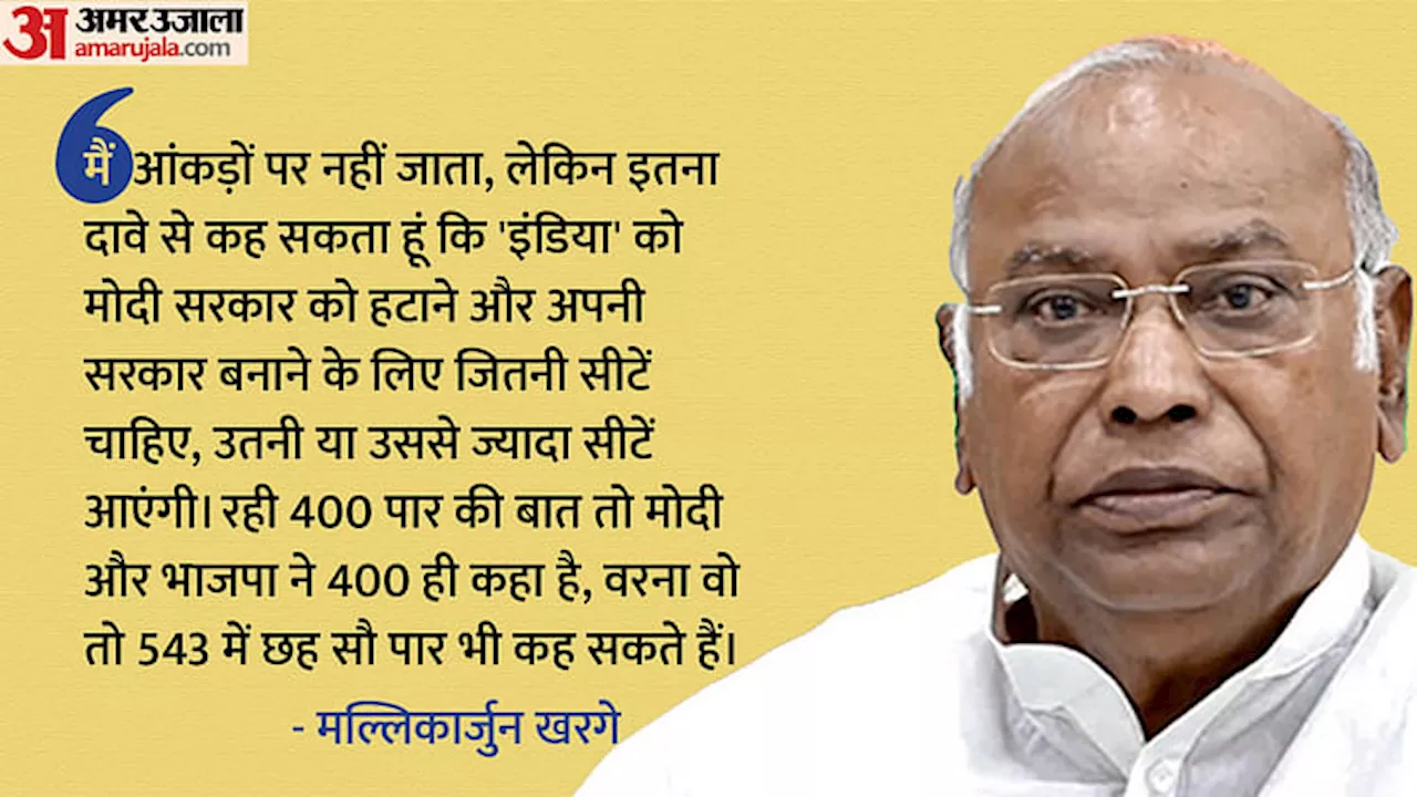 Interview: खरगे बोले- नतीजों में दिखेगा सरकार के खिलाफ अंडर करंट, हम मोदी की विचारधारा और काम की शैली के खिलाफ