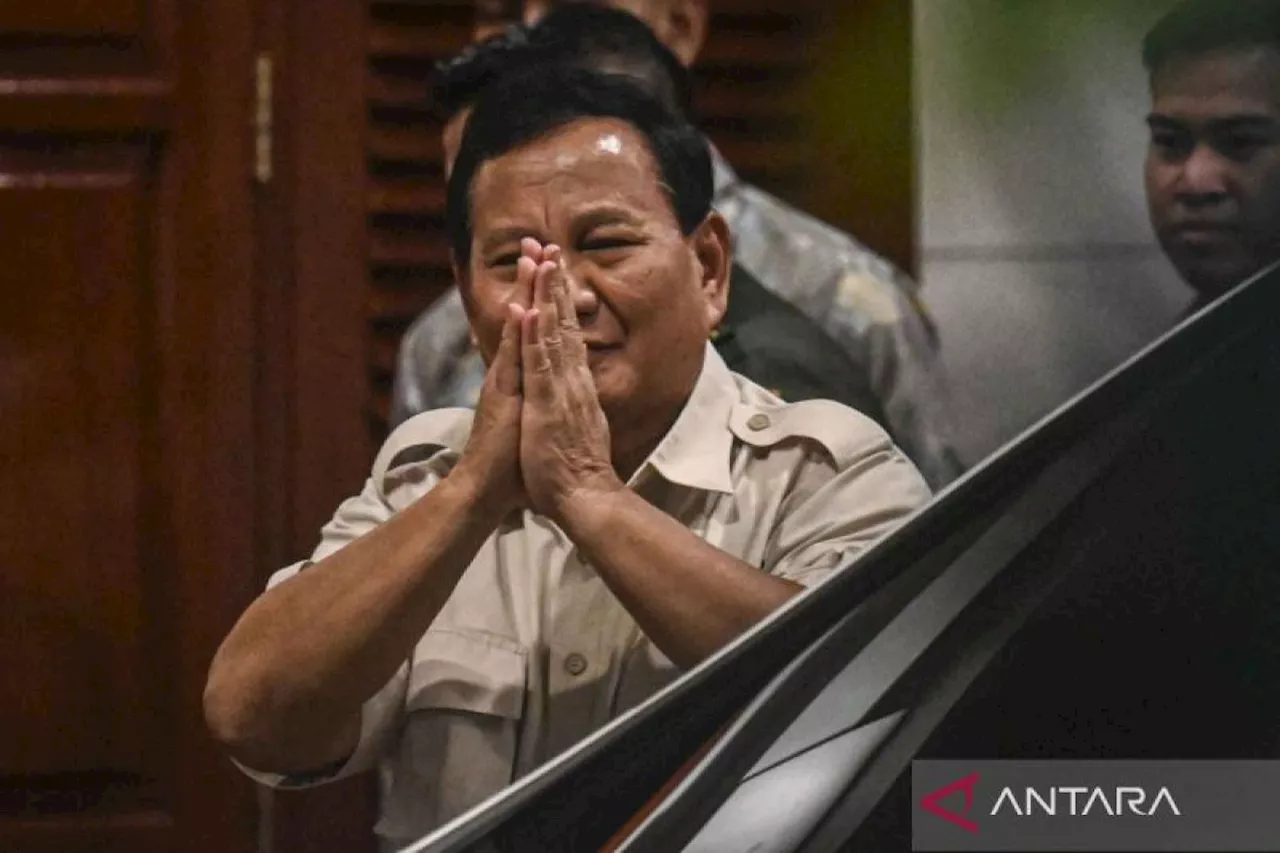 Capres Prabowo usai mengetahui putusan MK terkait sengketa Pilpres 2024