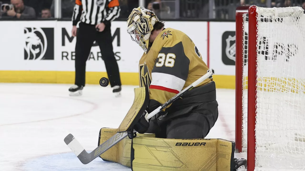 Defending Cup champion Golden Knights are going with Logan Thompson in net for Game 1 in Dallas