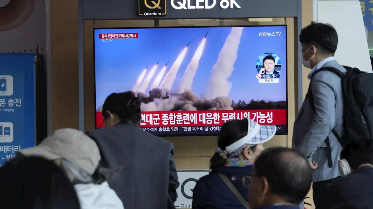 North Korean leader Kim leads rocket drills that simulate a nuclear counterattack against enemies