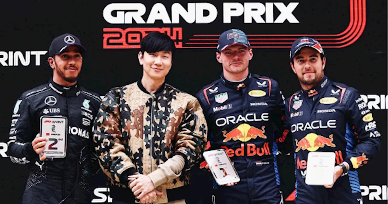 'Lucky spectator chosen from many others': Commentator mistakes JJ Lin for mere F1 fan when he gives out trophies at Chinese Grand Prix