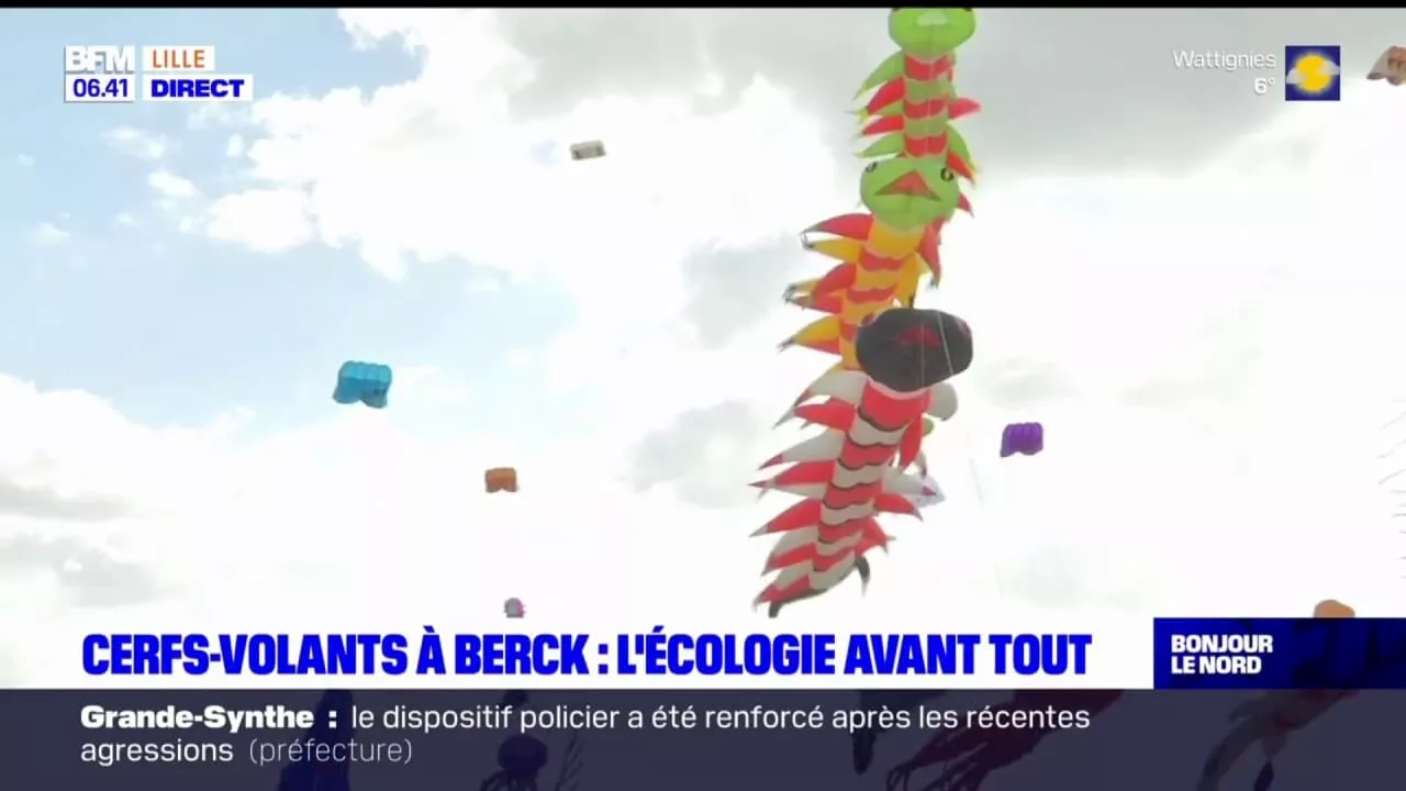 Berck: les rencontres internationales de cerf-volants attirent du monde