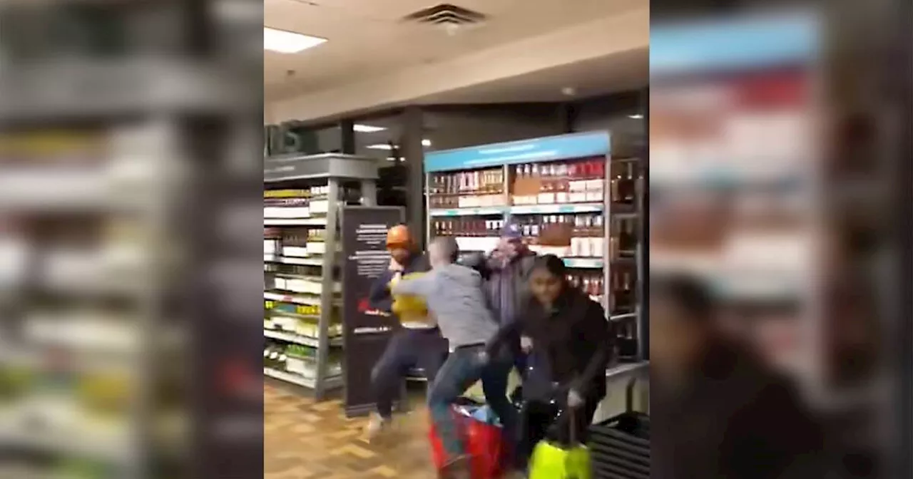 Shocking video shows Ontario man attempting to stop LCBO robbery