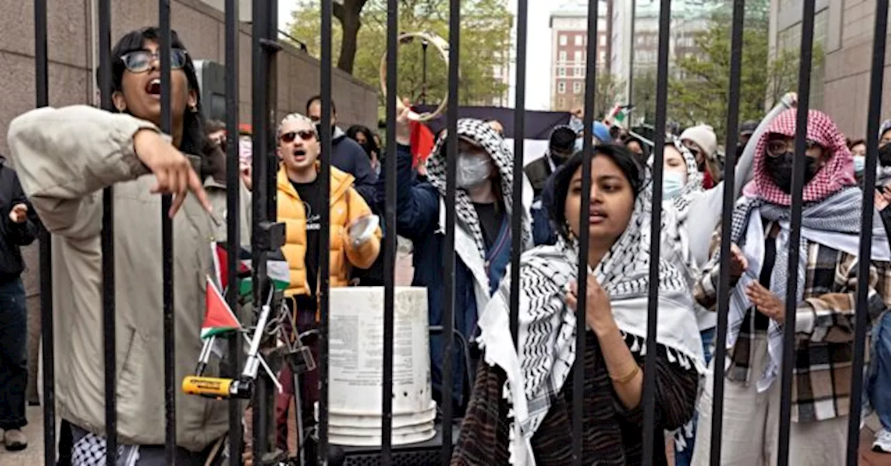 Columbia Moves to Virtual Classes as Pro-Palestinian Protests Erupt