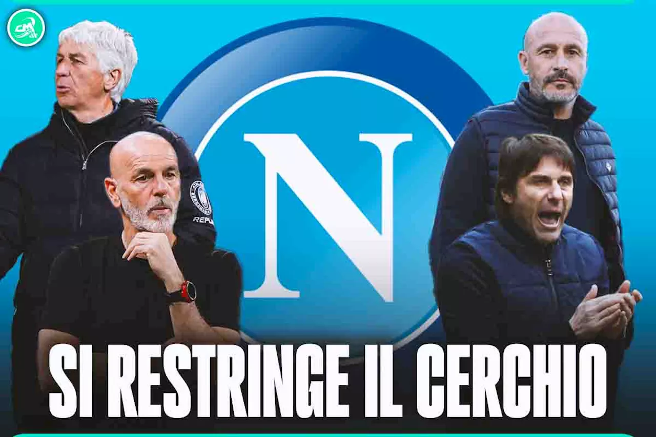 Da Conte a Pioli, passando per Gasperini: cambia il piano di De Laurentiis