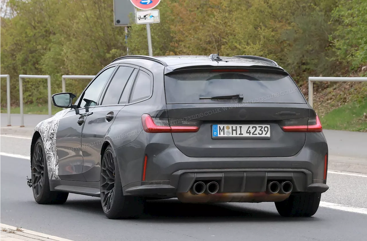 New 2025 BMW M3 CS Touring spied: Munich's wicked wagon gets serious