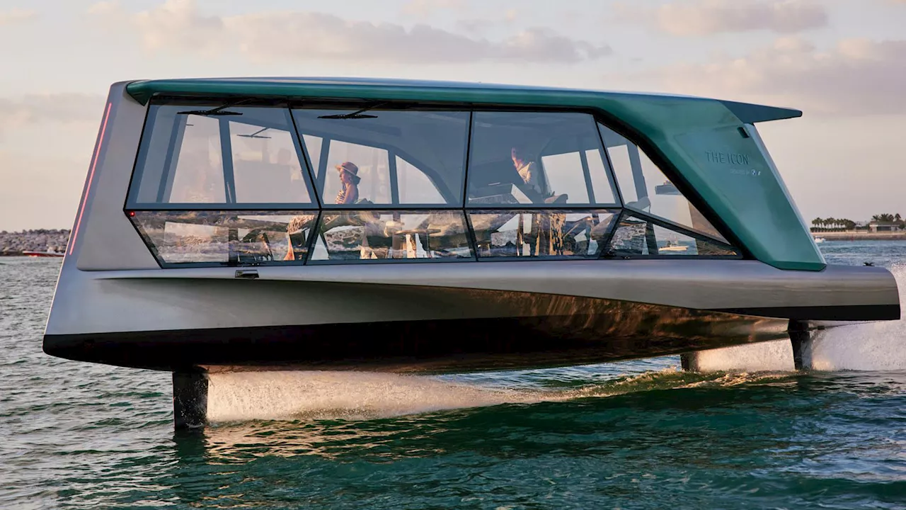 Own The Icon, A Futuristic Electric Yacht By BMW Fit For A Bond Villain