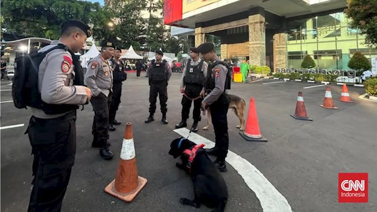 Polri Kerahkan Anjing Pelacak Antisipasi Teror Saat Sidang Putusan MK