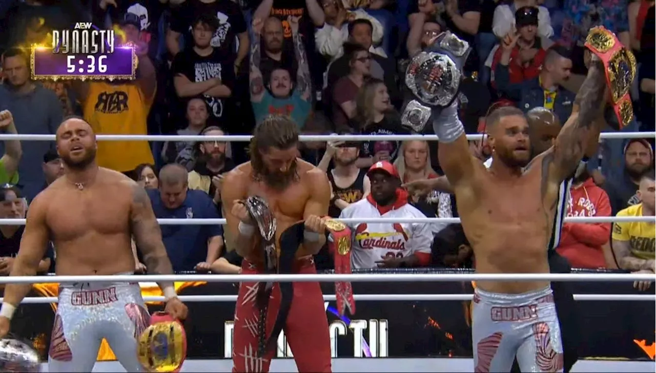 Bullet Club Gold Become the Inaugural Unified World Trios Champions at AEW Dynasty