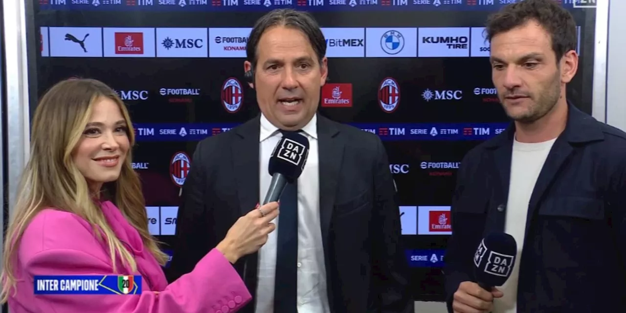 Inter, Inzaghi si gode lo scudetto: 'Qualcosa di incredibile'