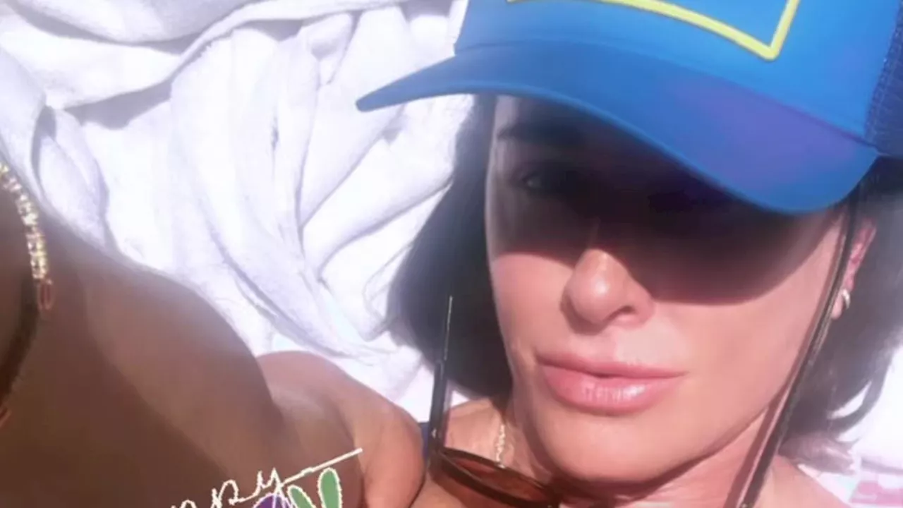 Kyle Richards shares busty bikini selfies amid pressure from Bravo to be truthful about her REAL...