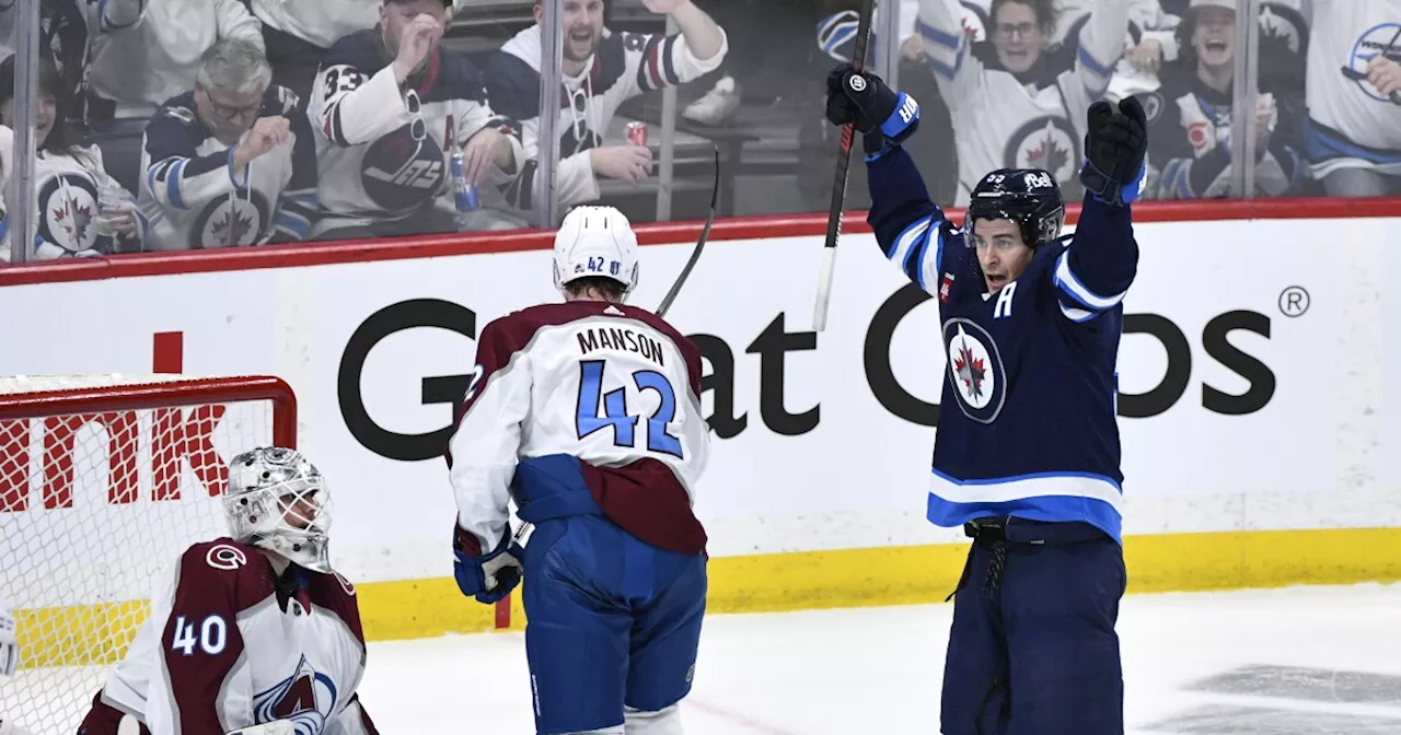 Lowry, Connor propel Jets to 7-6 playoff win over Avalanche