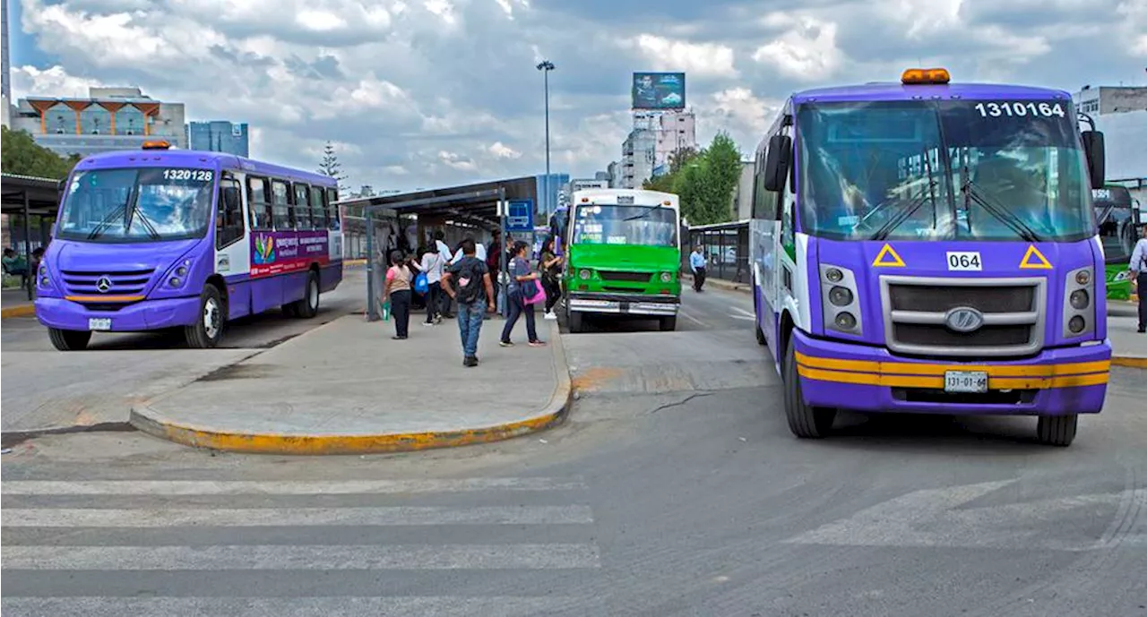 Gobierno de la CDMX condona 50% de diversos derechos a transportistas de servicio público